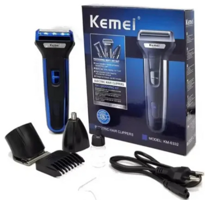 ORIGINAL KEMEI KM - 6330 - ( 3 in 1 )Hair Clipper, Trimmer & Shaver